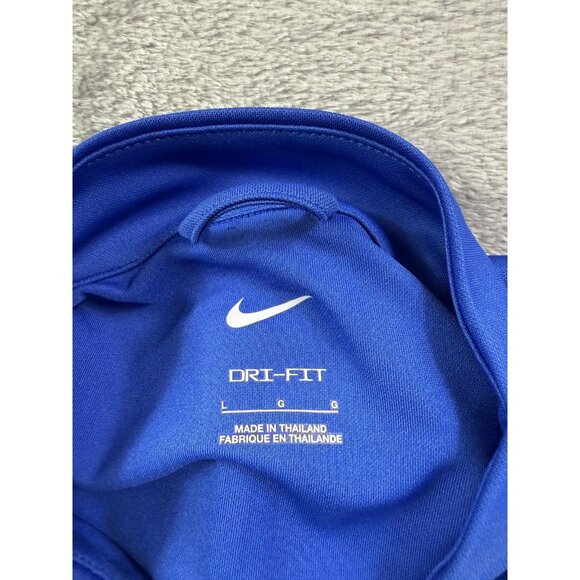 New Nike Dri-FIT Jacket Women's Large Blue Training Full Zip Athletic CN9520-493 - Picture 5 of 12